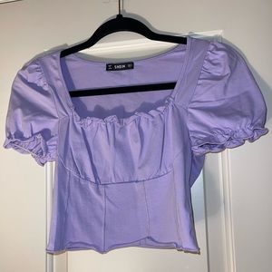SHEIN purple top